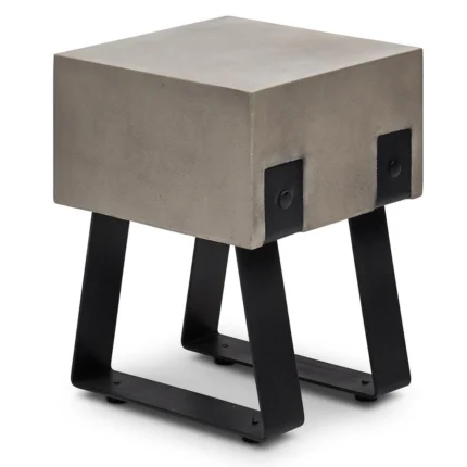 PRITI Industrial Concrete Side Table