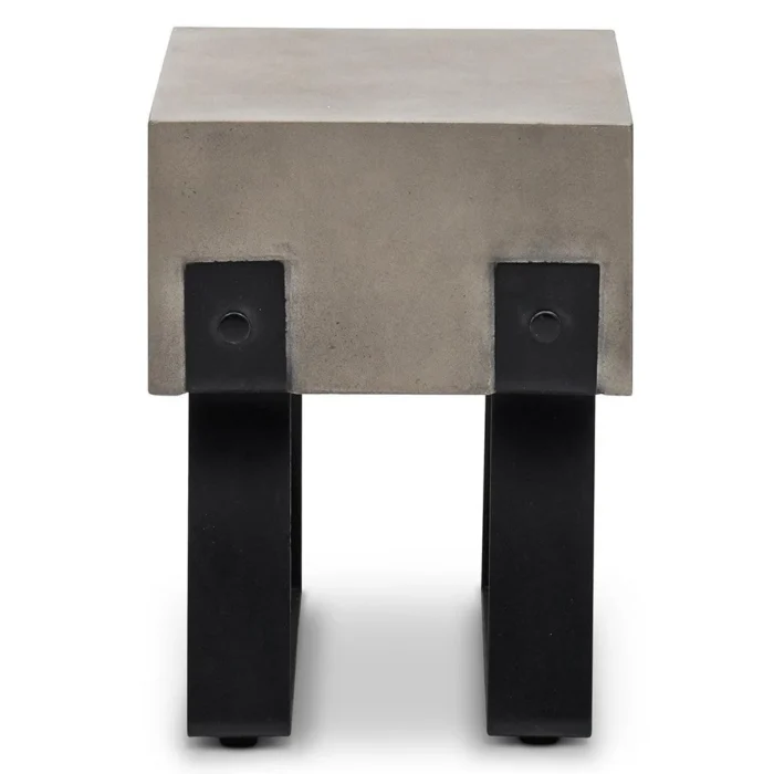 PRITI Industrial Concrete Side Table