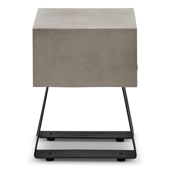 PRITI Industrial Concrete Side Table