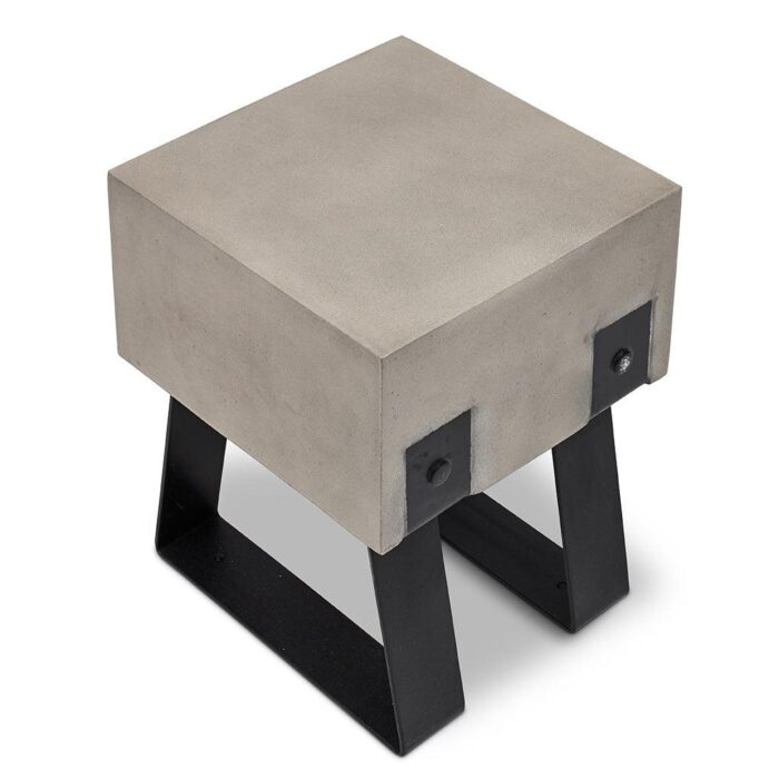 PRITI Industrial Concrete Side Table