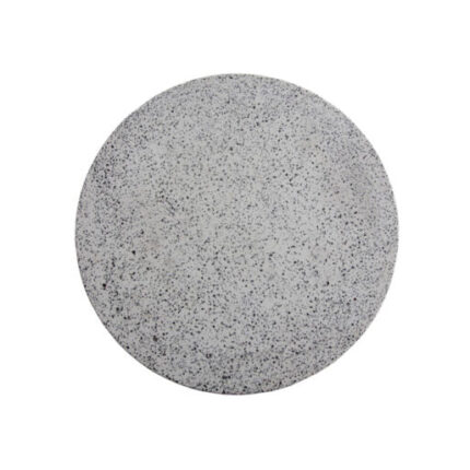 PRITI Grey Black Side Table (41x41x54)