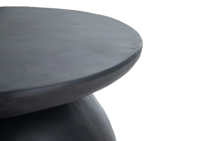 PRITI Concrete Side Table Black