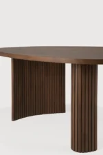 PRITI Boomerang Coffee Table Brown