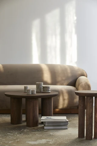 PRITI SIDE TABLE DARK BROWN