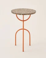 PRITI Woodpecker Side Table | Wood End Table for Living Room | Modern Coffee Table