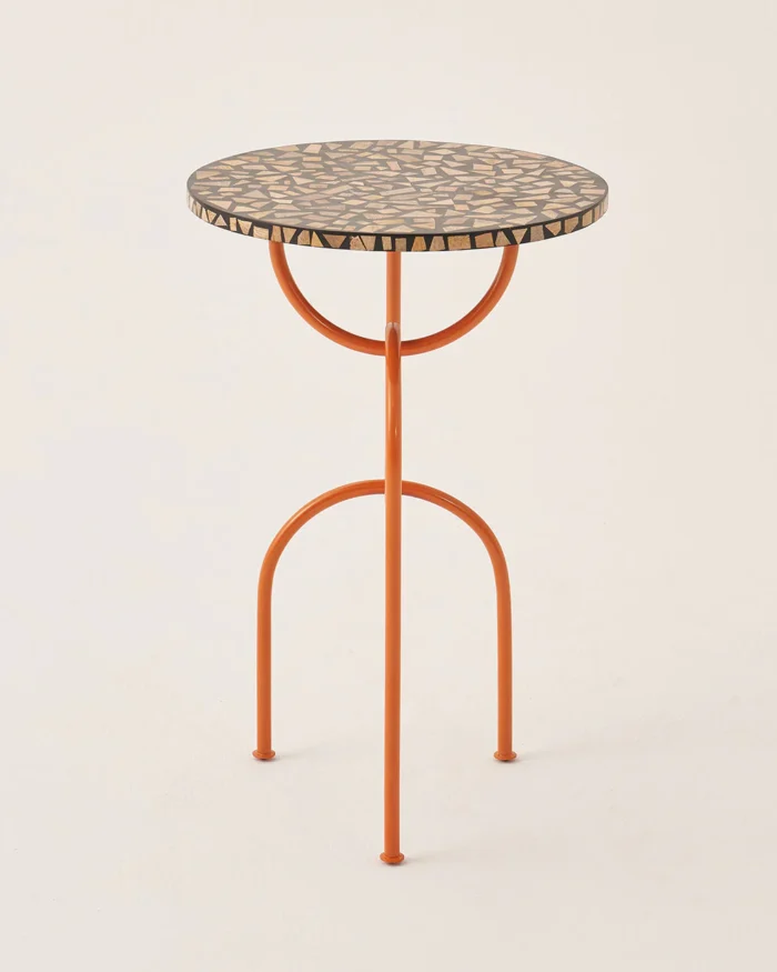 PRITI Woodpecker Side Table | Wood End Table for Living Room | Modern Coffee Table