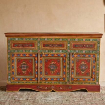 Exclusive PRITI Jaisal Sideboard – 3 Doors and 3 Drawers