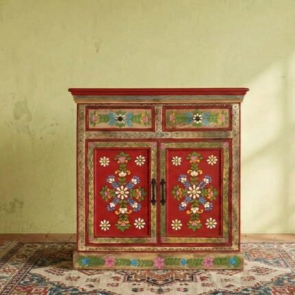 Exclusive PRITI Keru Chest of Drawers – 2 Doors and 2 Drawers