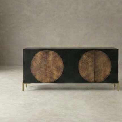 Exclusive Niwas Wood Sideboard with 4 Drawers