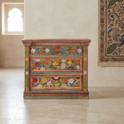 Exclusive Itika Wooden Chest of Drawers – 3 Drawers