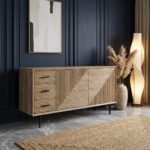 Exclusive PRITI Sideboard – 2 Doors & 3 Drawers - Image 4