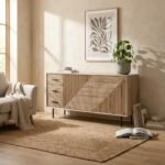 Exclusive PRITI Sideboard – 2 Doors & 3 Drawers