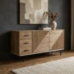 Exclusive PRITI Sideboard – 2 Doors & 3 Drawers