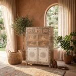 Exclusive PRITI Siwan Dresser 2 Doors and 7 Drawers