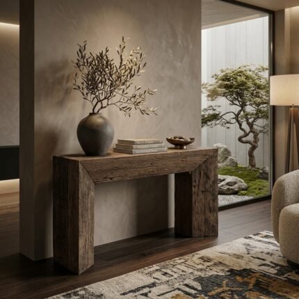 Earthwood Rustic Console Table