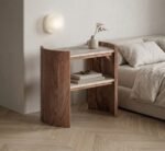 Exclusive Aureva Modern Stone Accent Table