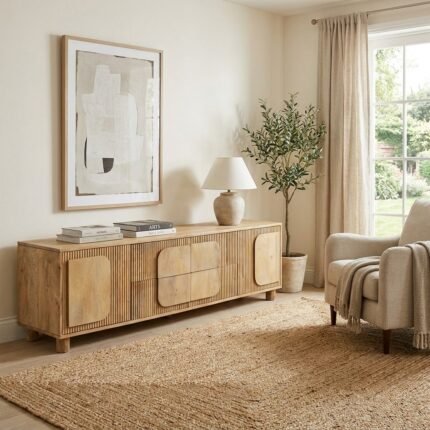 Exclusive Trevano Modern Wooden TV Stand