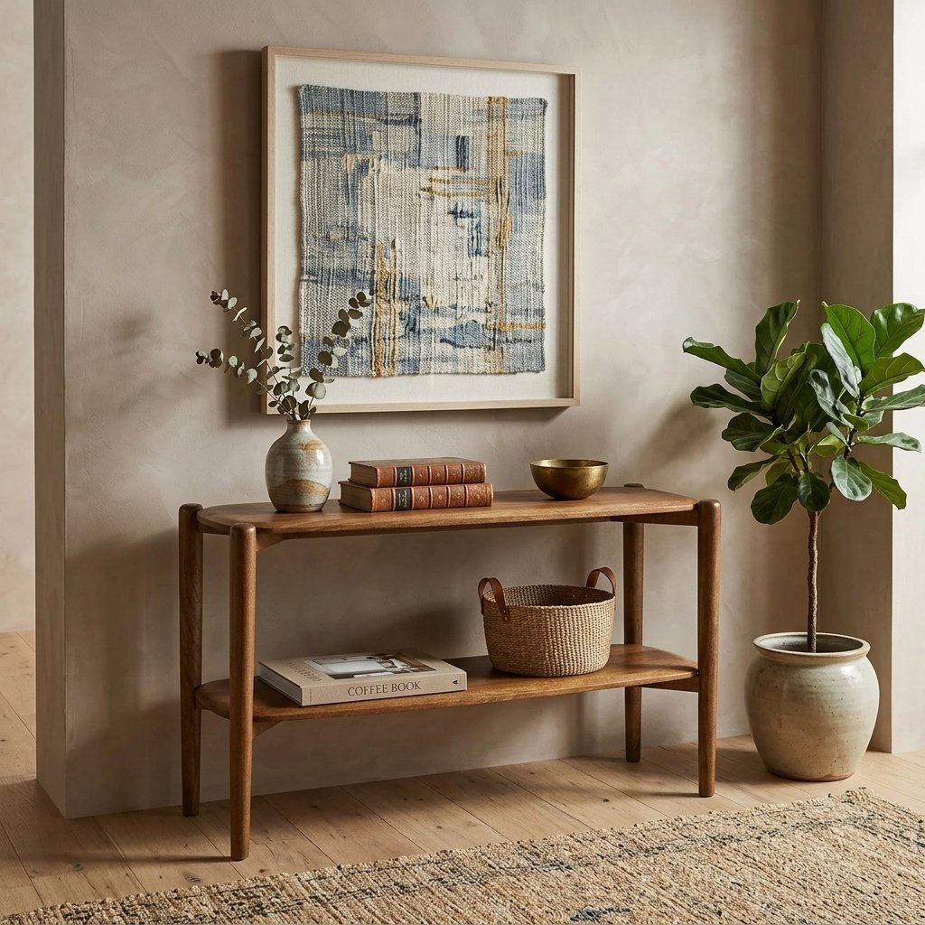 Luna Mango Wood Console Luna Mango Wood Console