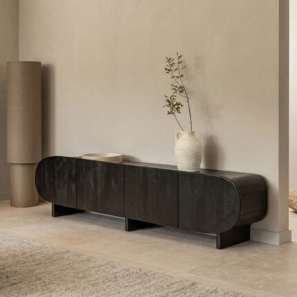 Nivara Solid Mango Wood TV Stand