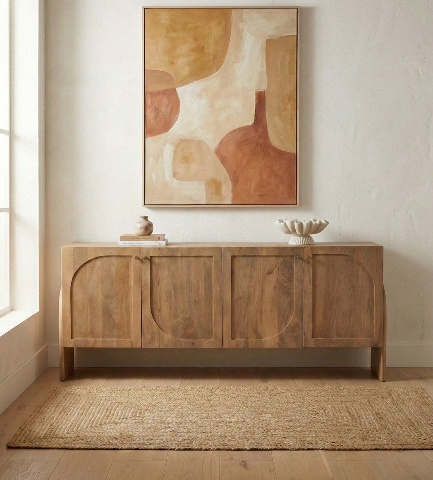 Exclusive Brixton Wooden Sideboard (Solid Mango Wood ) Exclusive Brixton Wooden Sideboard (Solid Mango Wood )