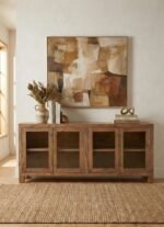 Exclusive Elara Display Wooden Sideboard ( Solid Wood )