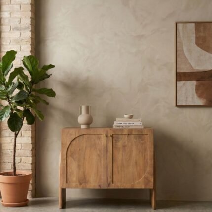 Exclusive Tavelle Wooden 2-Door Sideboard