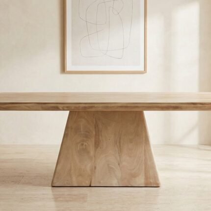 Handcrafted Solid Wood Coffee Table