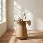 Exclusive Velora Round Wood Coffee Table