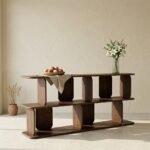 Exclusive Viona Modern Wood Display Shelf - Image 2