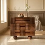 Exclusive Auren Modern Wood Bedside Table - Image 3