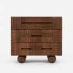 Exclusive Auren Modern Wood Bedside Table