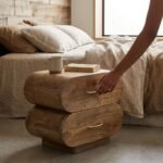 Exclusive Solana Mango Wood Bedside Table