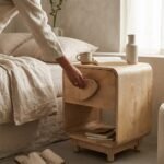 Exclusive Solara Mango Wood Bedside Table - Image 2