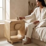 Exclusive Solara Mango Wood Bedside Table