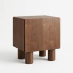 Exclusive Verla Veneer Wood Bedside Table - Image 11