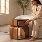 Ferni Natural Wooden Essence Table - Image 2