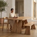 Exclusive Averra Modern Wooden Dining Table