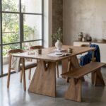 Exclusive Averra Modern Wooden Dining Table - Image 2