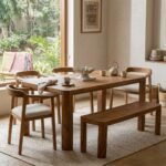 Exclusive Elysian Modern Wood Dining Table