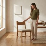 Exclusive Vireo Modern Wooden Chair - Image 2