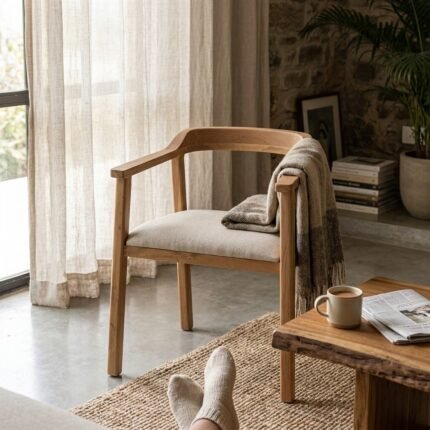 Zayden Solid Mango Wood Chair