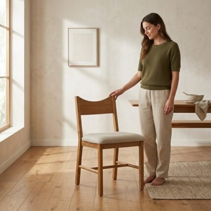 Zayden Solid Mango Wood Chair