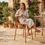 Exclusive Sunset Stackable Bar Chair - Image 2