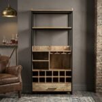Exclusive Tuvalu Wooden Standing Bar Cabinet - Image 3