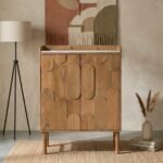 Exclusive Virello Wooden Bar Cabinet (Solid Wood) - Image 4