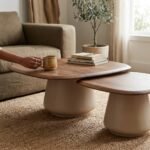 Exclusive Axel Rustic Metal Coffee Table - Image 3