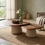Exclusive Axel Rustic Metal Coffee Table