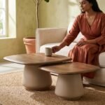 Exclusive Axel Rustic Metal Coffee Table - Image 6