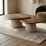 Exclusive Axel Rustic Metal Coffee Table - Image 4