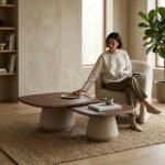 Exclusive Axel Rustic Metal Coffee Table